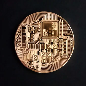 Placat Cu Aur De Bitcoin Moneda Art Suvenir Minunat Cadou De Colectie Fizice Metal Moneda Crypto Monedă Comemorativă Cadouri Deosebite