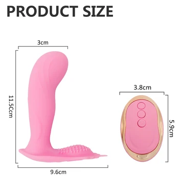 Purta Penis artificial Vibratoare jucarii Sexuale pentru Femei pentru Orgasm Masturbator punctul G și Clitorisul Stimula Control de la Distanță Chilotei Vibratoare, Produse pentru Adulți