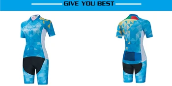 Rapid-Uscat biciclete de munte de haine 2021 Femei biciclete jersey bib set rochie de Vară în aer liber de sport haine ciclism Doamnelor MTB purta
