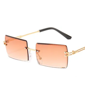 RBROVO 2021 Înaltă Calitate ochelari de Soare Femei fără ramă Pătrată Ochelari de vedere Pentru Femei/bărbați de Lux Ochelari Femei Gradient de Nuante pentru Femei