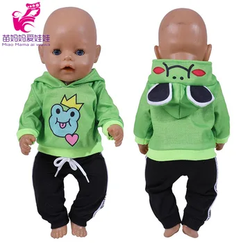 Renăscut Baby Doll Haine De Blana 17 Inch Haine De Păpuși Hanorac Jucării Poartă Cadouri Pentru Copii