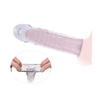 Reutilizabile Silicon Prezervativ Cu Spike Punctate Penis Sleeve Pentru Barbati Penis Artificial Teaca Prezervative Extender Maneca Penis Cocoșilor Acoperi Jucarii Sexuale