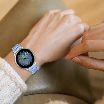 Rășină Curele Pentru Samsung Galaxy Watch 3 41 42mm Active 2 40 44mm 20mm Watchband de Înlocuire Huawei GT2 42 Ceas Brățară
