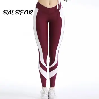 SALSPOR Jambiere Sexy Femei Fundul Dragoste de Imprimare Sport Legging Push-Up Antrenament Elastic Talie Mare Femeie Pantaloni de Funcționare Activ