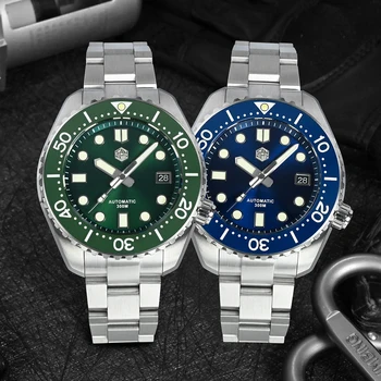 San Martin Dive Watch MM300 NH35 de Lux Bărbați Automat Ceas Mecanic Safir de Sticlă Bezel Ceramica Data C3 Super Luminos 30Bar