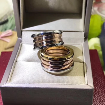 Se potrivesc Original 925 sterling silver spring inel pentru femei cu rose gold cuplu inel clasic de înaltă calitate bijuterii cadou de nunta