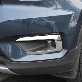 Se potrivesc pentru Volvo XC40 2018-2021 Auto Accesorii Auto Coche Decor ABS Cromat de Argint de Ceață Față Lampă Lumina Pleoapa Acoperă Trim 2 buc