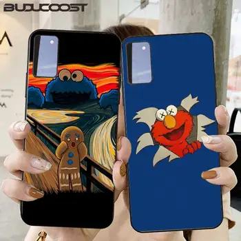 Sesame Street Cookie Monster Caz de Telefon Pentru Samsung Galaxy S9 S10 S10E S6 S7 S8 S9 S9Plus S5 S20