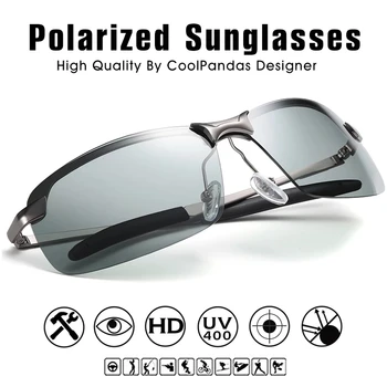 Sighttoo Fotocromatică Polarizat ochelari de Soare Anti-UV400 Ochelari de Conducere Pentru Bărbați Drivere Ochelari de sex Masculin Vintage Decorative Ochelari de vedere