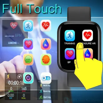 Sport HD Complet Tactil Inteligent Watch Femei Bratara Barbati Bluetooth Smartwatch Android, IOS, Telefon Tracker de Fitness Rata de Inima Ceas în formă