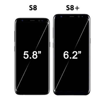 Super Amole Pentru Samsung Galaxy S8 S8+ S8 Plus SM G950F G955F G950FN G955FN DS LCD Display Cu Touch Screen Digitizer Asamblare