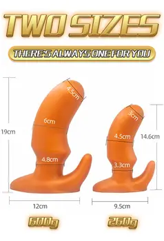 Super Mare Cornul de Aur Dop de Fund masaj de Prostata în aer liber Anus Expansiune Stimulator Anal Mare Penis artificial Vagine Masturbari SexToy