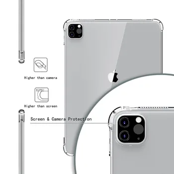 Tableta Caz Pentru Apple iPad Pro 11 2020 TPU Airbag Protectie Silicon Capac Transparent Coajă Moale Pentru 11
