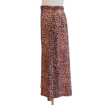 TWOTWINSTYLE Fusta cu imprimeu de Leopard Pentru Femei Talie Mare Hit Color Plus Dimensiune O Linie Lovit Fuste de Culoare de Moda de sex Feminin Haine Noi