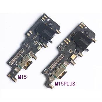 USB Port de Încărcare de Andocare cablu Flex Pentru Meizu 15 M15 M15 PLUS incarcator USB Plug Bord Cu Microfon conector piese de schimb