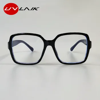 UVLAIK Transparent Ochelari de Calculator Cadru Femei Bărbați Lumina Albastra Anti-Ochelari de Blocare Pahare Spectacol Optic Ochelari