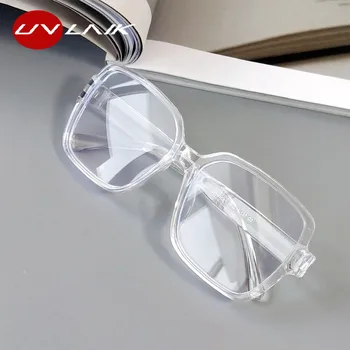 UVLAIK Transparent Ochelari de Calculator Cadru Femei Bărbați Lumina Albastra Anti-Ochelari de Blocare Pahare Spectacol Optic Ochelari