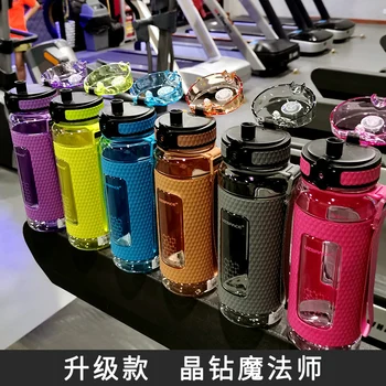 UZSPACE Sport Sticle de Apă Sală etanșe Drop-dovada Portabil Agitator Călătorie în aer liber Ceainic din Plastic Bea Sticla de Apa BPA Free