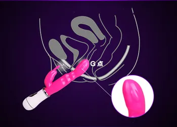 VAHPPY 12 Viteza de Puternic Rabbit Vibrator Stimulator Clitoris G-spot Masaj Jucarii Sexuale Pentru Femeile de sex Feminin Masturbator Sex-Shop