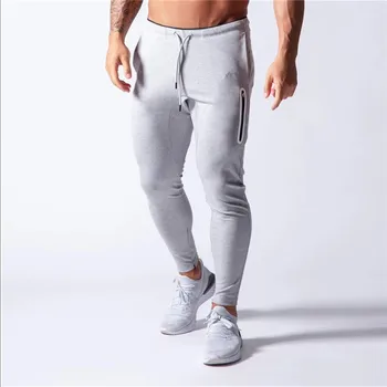 Vara casual moda streetwear bărbați pantaloni buzunar cu fermoar moda sport pantaloni jogger exercițiu de fitness gradul