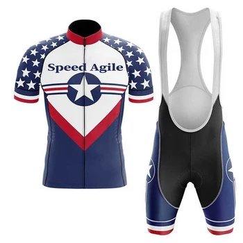 Vara Haine de Ciclism Biciclete Jersey Seturi Unisex Bicicleta Debarasarea MTB Role Costum Sportwear Skinsuit Echipa de Curse Uniformă