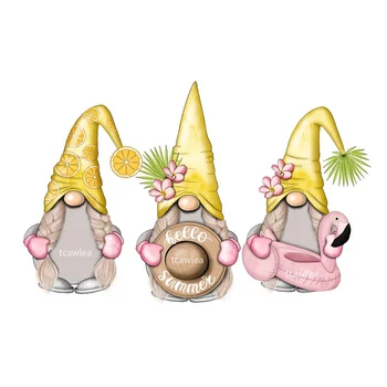 Vara Pălărie de Soare Flamingo Inel de Înot Gnome Moare de Tăiere Cadou Mos craciun Metal Matrita Pentru DIY Scrapbooking Card de Ambarcațiuni