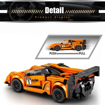 Viteza Campionilor Otravii P1 Racing Sport Vehicul Trage Înapoi Supercar Masina Blocuri Kit Cărămizi Classic Moc Modelul Jucarii Copii