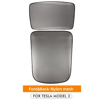 Vxvb Acoperiș Masina Fata-Spate, Parasolar Capac pentru Tesla Model 3 2021 accesorii Luminator Ecran Nuanta de Izolare Termică Plasă Scut Nou