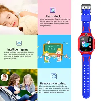 Z6 Copii Ceas Inteligent GPS Tracker pentru Copii Smartwatch SOS de Telefon Ceasuri Camera Cartelă SIM 2G Baby Ceas Băieți Fete Cadouri