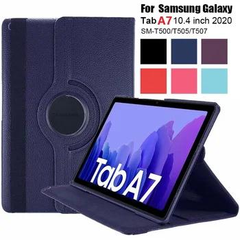În 2020, Noua Tableta de Caz pentru Samsung Galaxy Tab A7 10.4 inch 2020/SM-T500/T505/T507 Flip PU Piele Smart Cover Stand pentru P610 T290