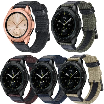 Țesute Nylon curea de Ceas Curea Pentru Samsung Galaxy Watch 42mm 46mm Smart Watch Sport Bratara Correa pentru Watch3 41mm 45mm