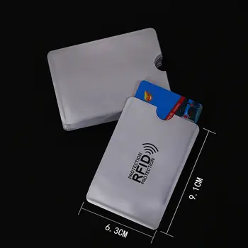 10buc Anti RFID Portofel Blocarea Maneca Cititor de Blocare Card Bancar IDENTITATE a Titularului de Card Bancar Caz de Metal de Credit NFC Protector în aer liber, Instrumente