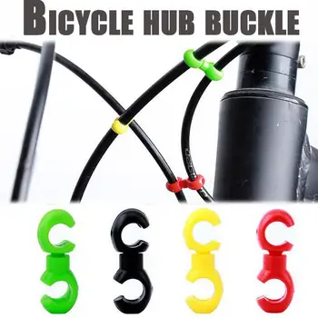 10buc S în Formă de Cârlig Clipuri Biciclete Biciclete Cross prin Cablu Ordonat de Legături Titularul Colecta Rotație Catarama Clip în aer liber, Biciclete Accesorii