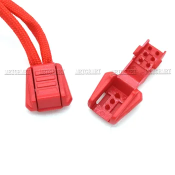 13pcs Colorate din Plastic Cablul se Termină Clip Fermoar Snur Paracord Lega Sfat de Blocare Fermoar DIY Pachet Piese Accesorii
