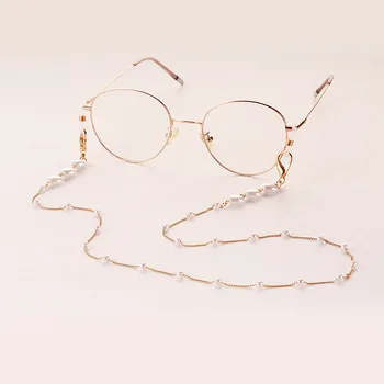 1buc Masca Pearl Lanț de Dragoste Inima în Formă de Ochelari Lanț Femei Curea Curea Cabluri Casual ochelari de Soare Cablu de Gât Accesorii Noi