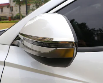 2 buc Laterale Spate Oglindă din oțel inoxidabil Crom Capac Ornamental Autocolant Caz, se Potrivesc pentru Tucson NX4 2021 styling auto