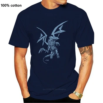 2019 Vânzare Fierbinte bumbac Yu-Gi-Oh! Bărbați Albastru Ochii Dragonului Alb T-Shirt, Tee shirt