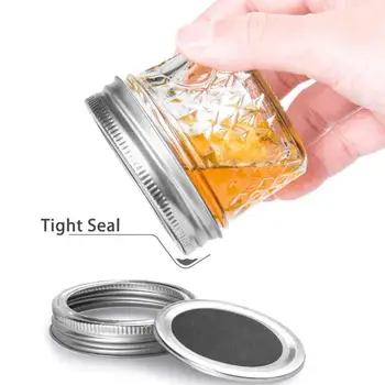 40PCS Diamant Caviar Sticlă Set Mini Borcane de Conserve 120ml Salata la Borcan Pentru Bucătărie Acasă