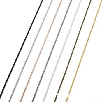 9 Metri Pe Rola de Cupru Șarpe Lanț Os Rotund Lanț de Șarpe Sălbatic Clavicula Lanț DIY Brățară Colier Bijuterii de Luare
