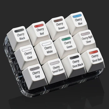 Alb-Cheie Instrument de Testare Cherry 12 Switch-uri MX Tastatură Kit Tester