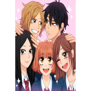 Ao Haru Ride Anime Poster De Perete Pentru Camera De Zi Poster Art Decor Tesatura Panza Luminos Buna Fara Rama Morden Imprimare Perete 0406