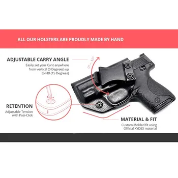Ascunderea Kydex Interne Toc Pentru pistol Beretta APX Compact 9mm .40 IWB în Interiorul Centura Transporta Ascuns Centura Caz Clip