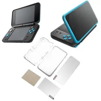 De înaltă Calitate PC Caz Acoperire Transparent husa de Protectie Case + Screen Film pentru Nintendo NEW 2DS XL