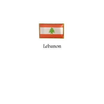 Drapelul național Metal Pin Rever Pătrat Drapel, Insigna Peste Tot în Lume, Jamaica, Japonia, Iordania, Kazahstan, Coreea, Liban Lituania