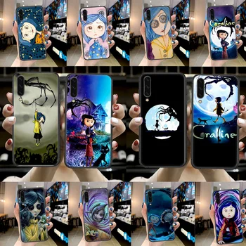 Filmul Coraline & Ușa Secretă Caz de Telefon Pentru Samsung Galaxy 3 5 7 8 10 20 20E 21S 30 30 40 50 51 70 71 negru Bara Trend
