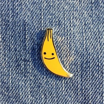 Fructe de banane email pin badge