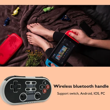 Gamepad Wireless Mini Retro Bluetooth-compatibil Joc Joystick Controler de la Distanță Pentru iOS/Android/Switch/Jocuri PC Joypad Consola