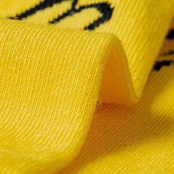 Glezna șosete drăguț desene animate drăguț galben amuzant animal print chaussette femme femei meia de moda se răcească, femeia designer harajuku ciorap