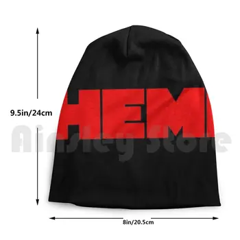 Hemi Mopar Roșu Logo-Ul Fan Art Căciuli Pălărie Tricot Hip Hop Mopar Simbol Părți Hellephant Chrysler Muscle Car