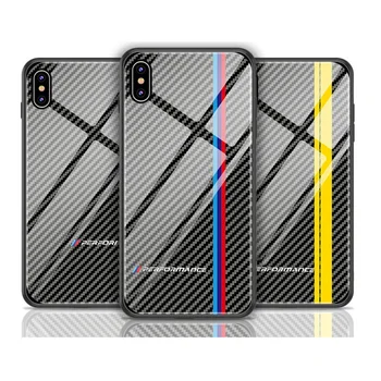Iphone X XR XS 11pro Max 6 6S 7 8 Plus Silicon Moale Caz Cu Emblema BMW M Pentru E36 E46 E34 F10 E90 F30 E60 F30 E53 E30 E92 E87